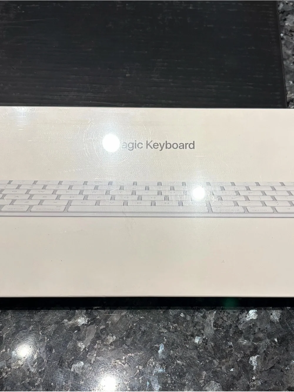 Apple Magic Keyboard — White and Silver Wireless Keyboard